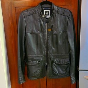 G-STAR Black Leather Jacket